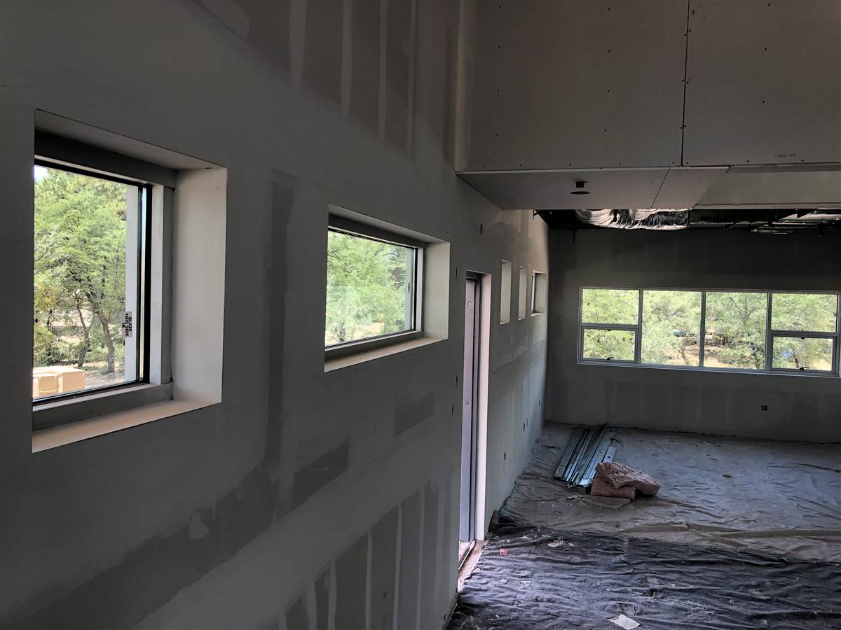 Finished drywall room ready for paint